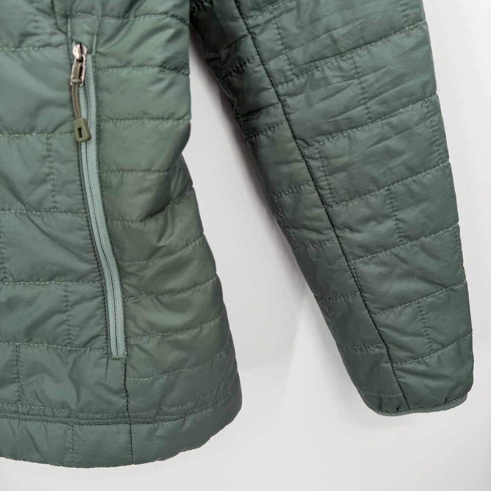 Patagonia Nano Puff Jacket Womens Size XS Green Quilted Primaloft DWR Zip Up - Picture 3 of 13